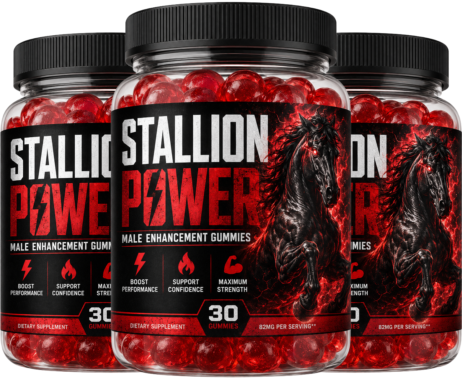 Stallion Power 3-bottle Power pack